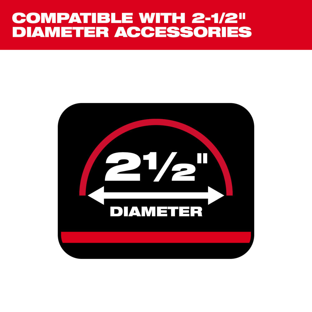 Milwaukee 49-90-2004 – 2-1/2" x 16' flexibler Schlauch