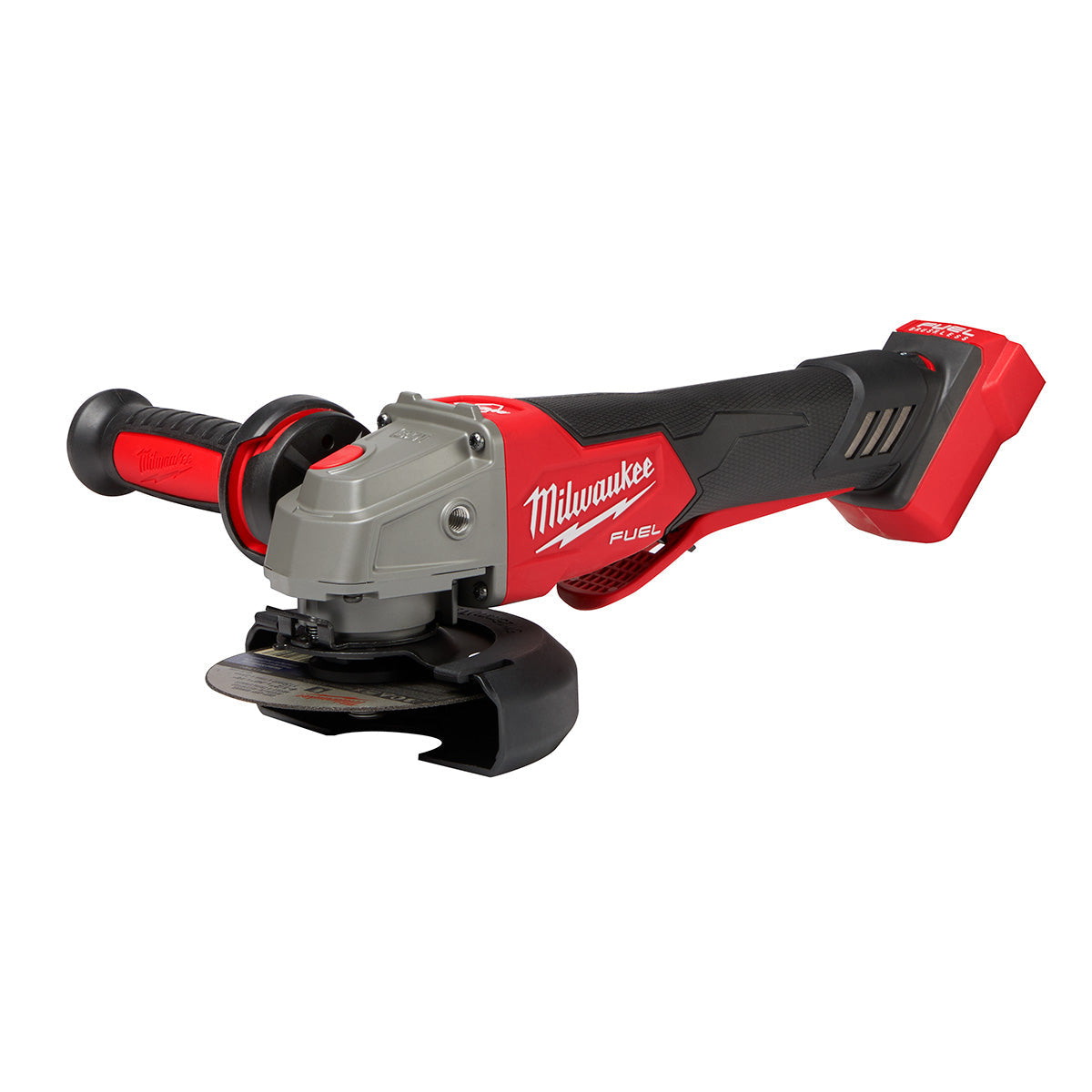 Milwaukee 2888-20 - M18 FUEL™ 4-1/2" / 5" Schleifer mit variabler Geschwindigkeit und Bremse, Paddelschalter ohne Verriegelung