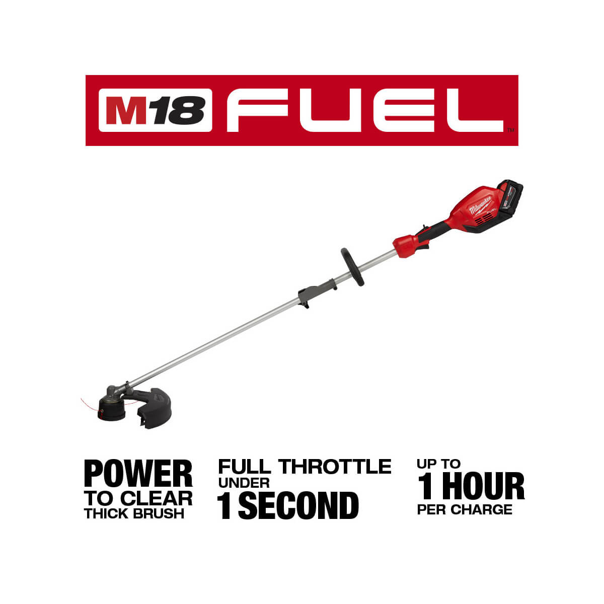 Milwaukee 2825-21ST - Kit coupe-bordures M18 FUEL™ avec QUIK-LOK™