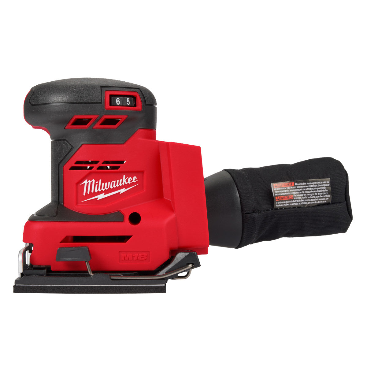 Milwaukee 2649-20 - M18™ Exzenterschleifer mit 1/4-Blatt