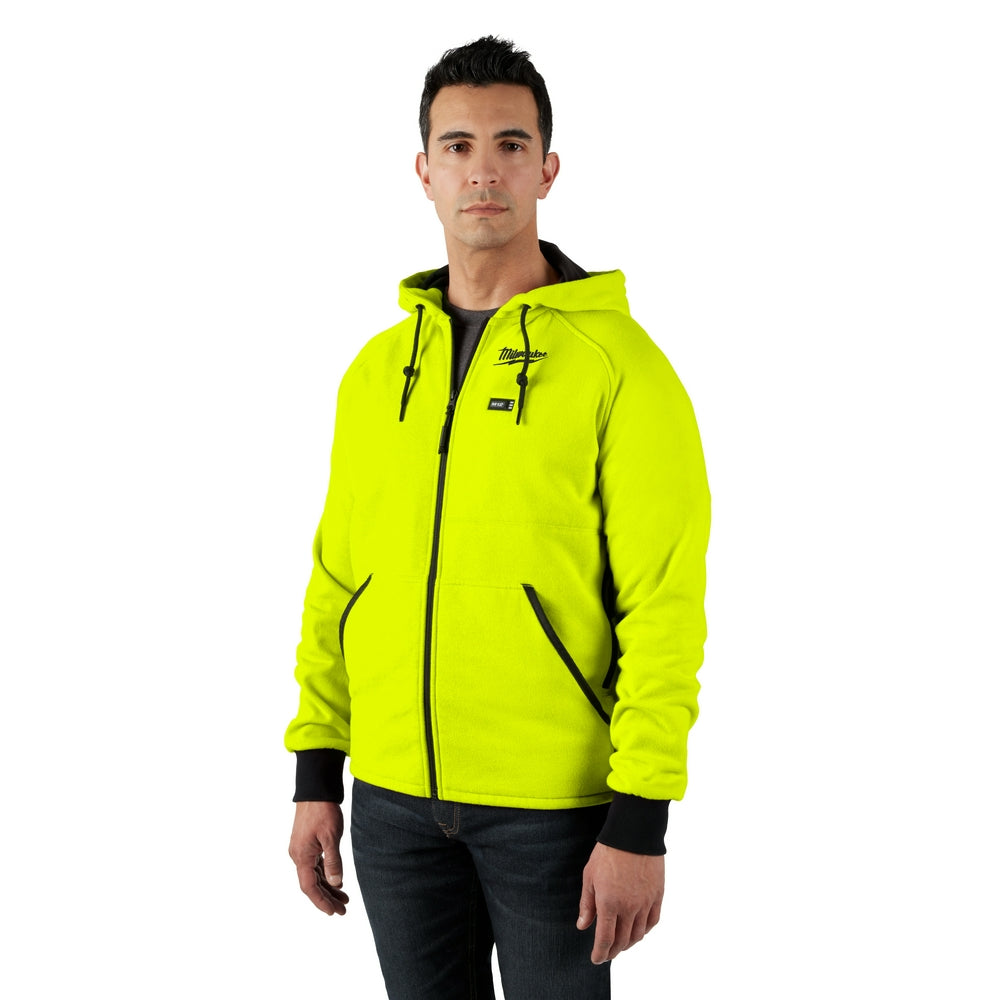 Milwaukee 306HV-202X - M12™ Beheizter Hoodie Hi-Vis 2X