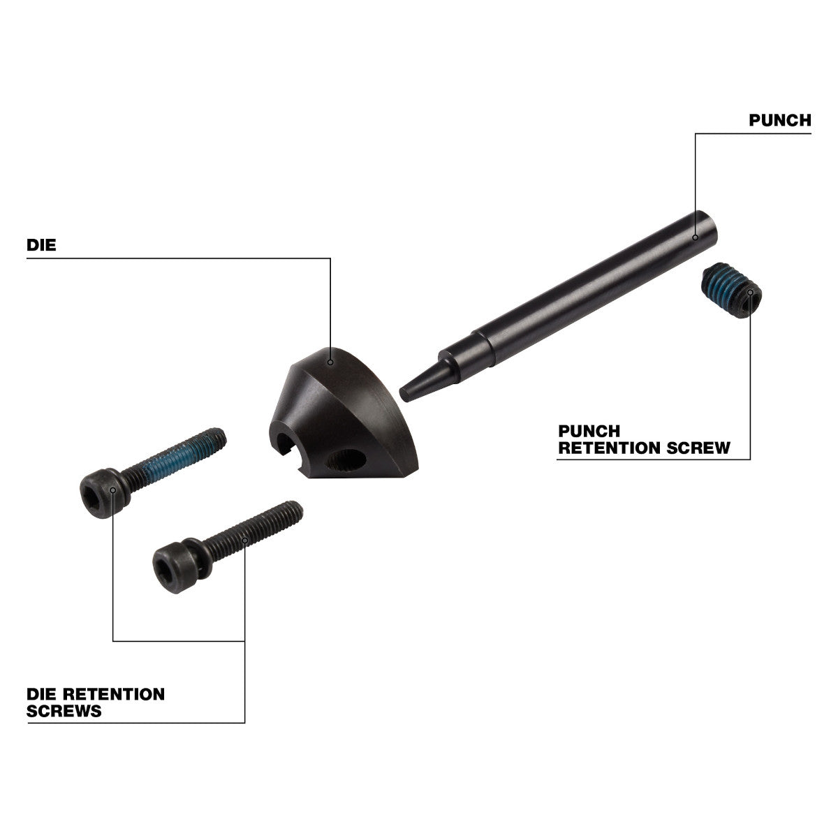 Milwaukee 48-44-0272 - Ensemble de poinçons et matrices pour grignoteuse M12 FUEL™ calibre 16