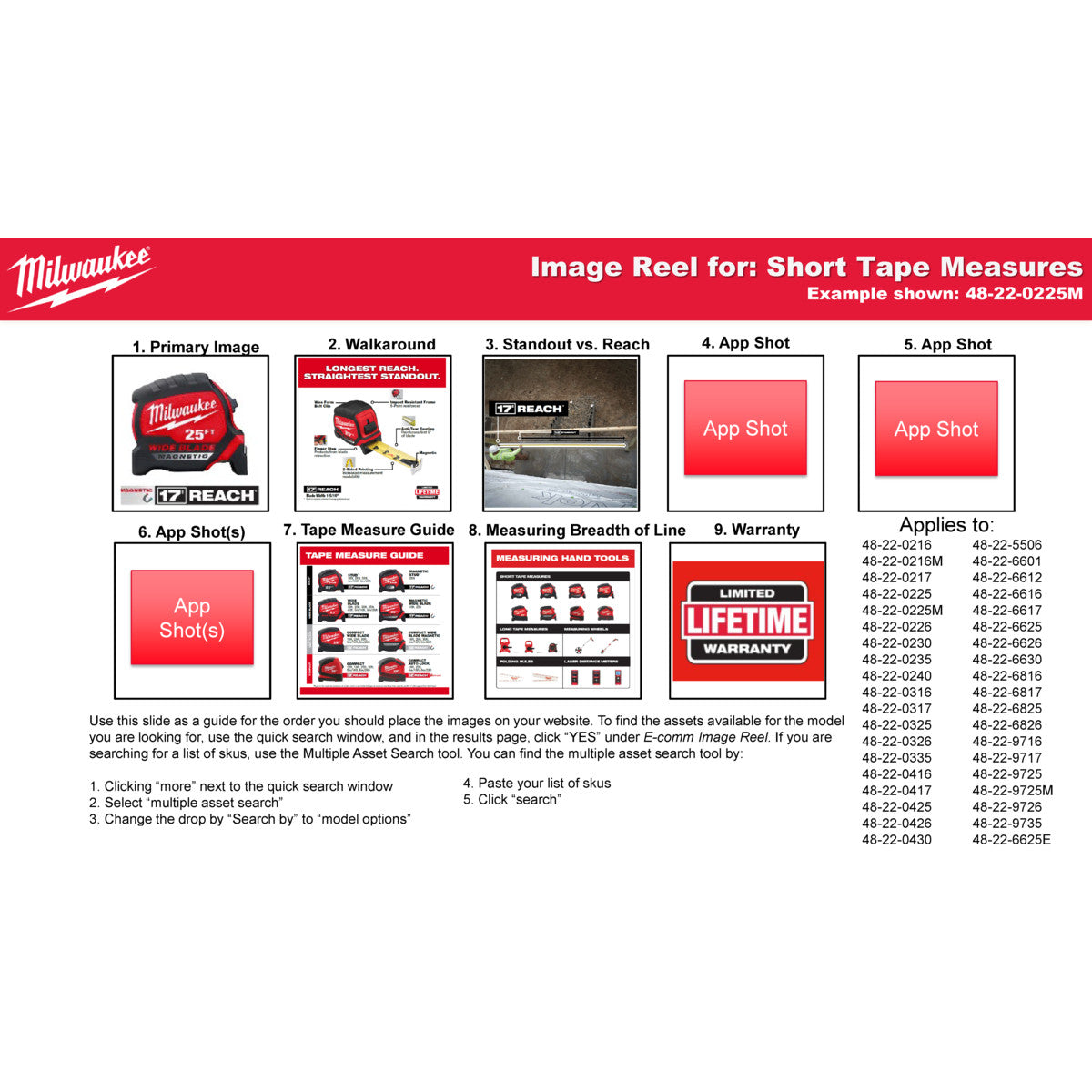 Milwaukee 48-22-0425 - 25Ft Compact Wide Blade Tape Measure