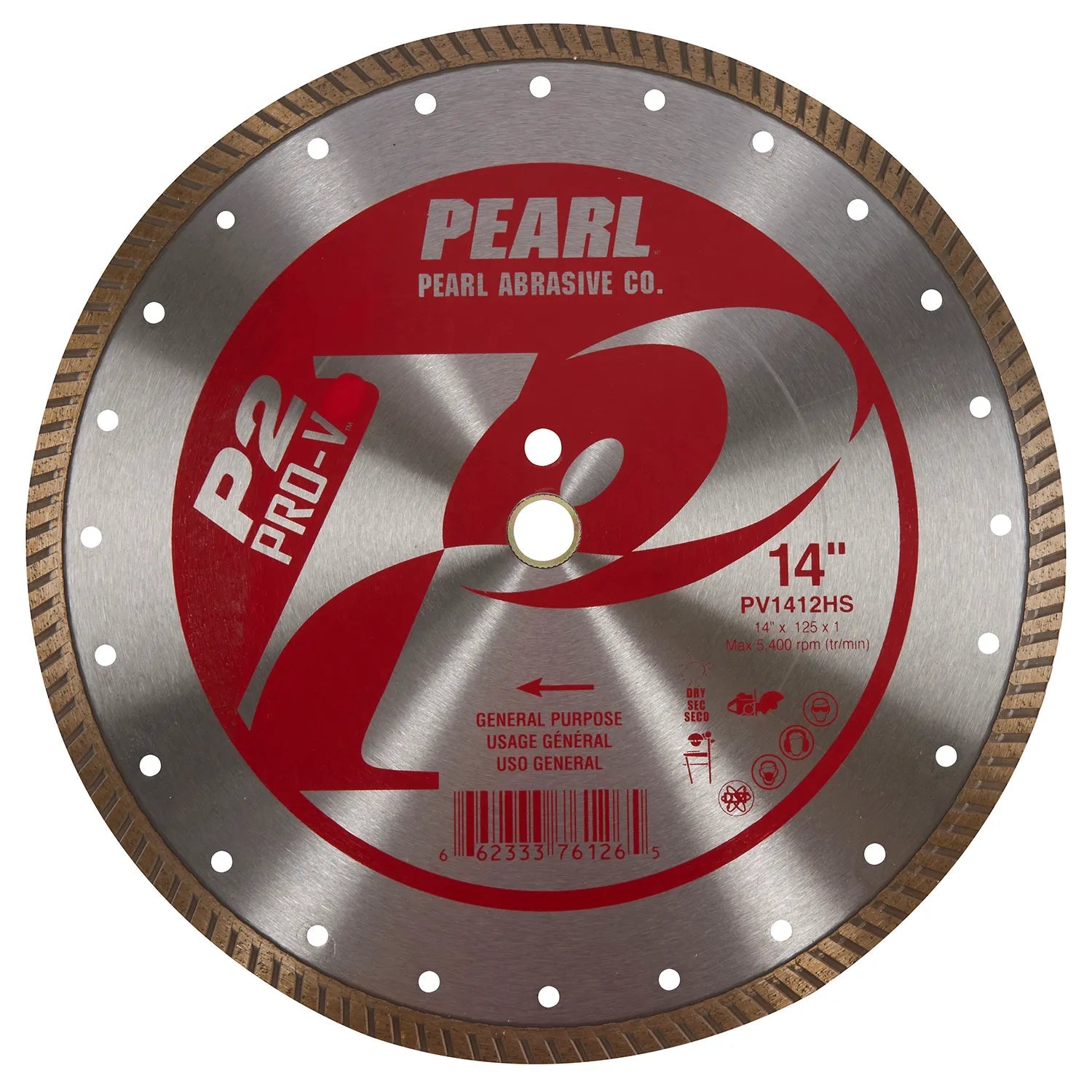 PEARL PV1412HS - 14" P2 Pro-V High Speed Turbo Wet/Dry Blade