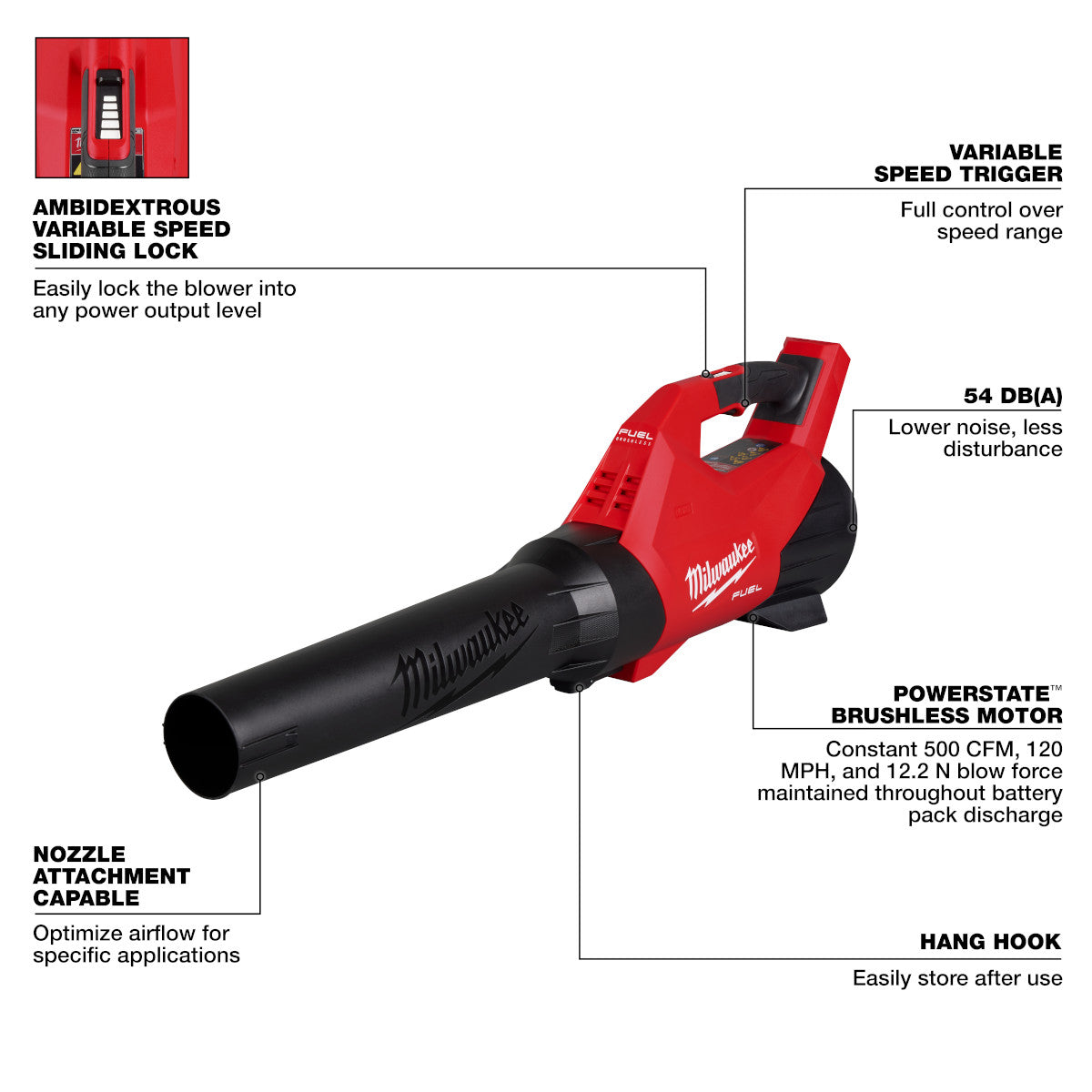 Milwaukee 3017-20 - Souffleur M18 FUEL™