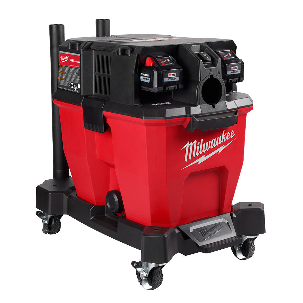 Milwaukee 0920-22HD - M18 FUEL™ 9 Gallonen Nass-/Trockensauger-Set mit Doppelakku