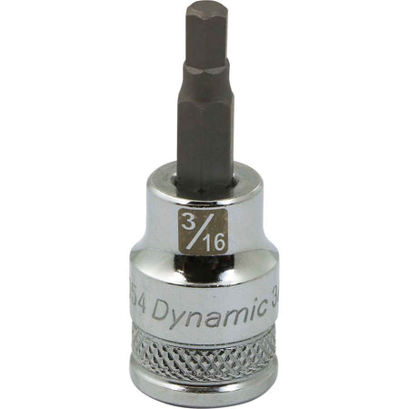 Dynamic 3/8" D BIT-Steckschlüsseleinsatz HEX 3/16"