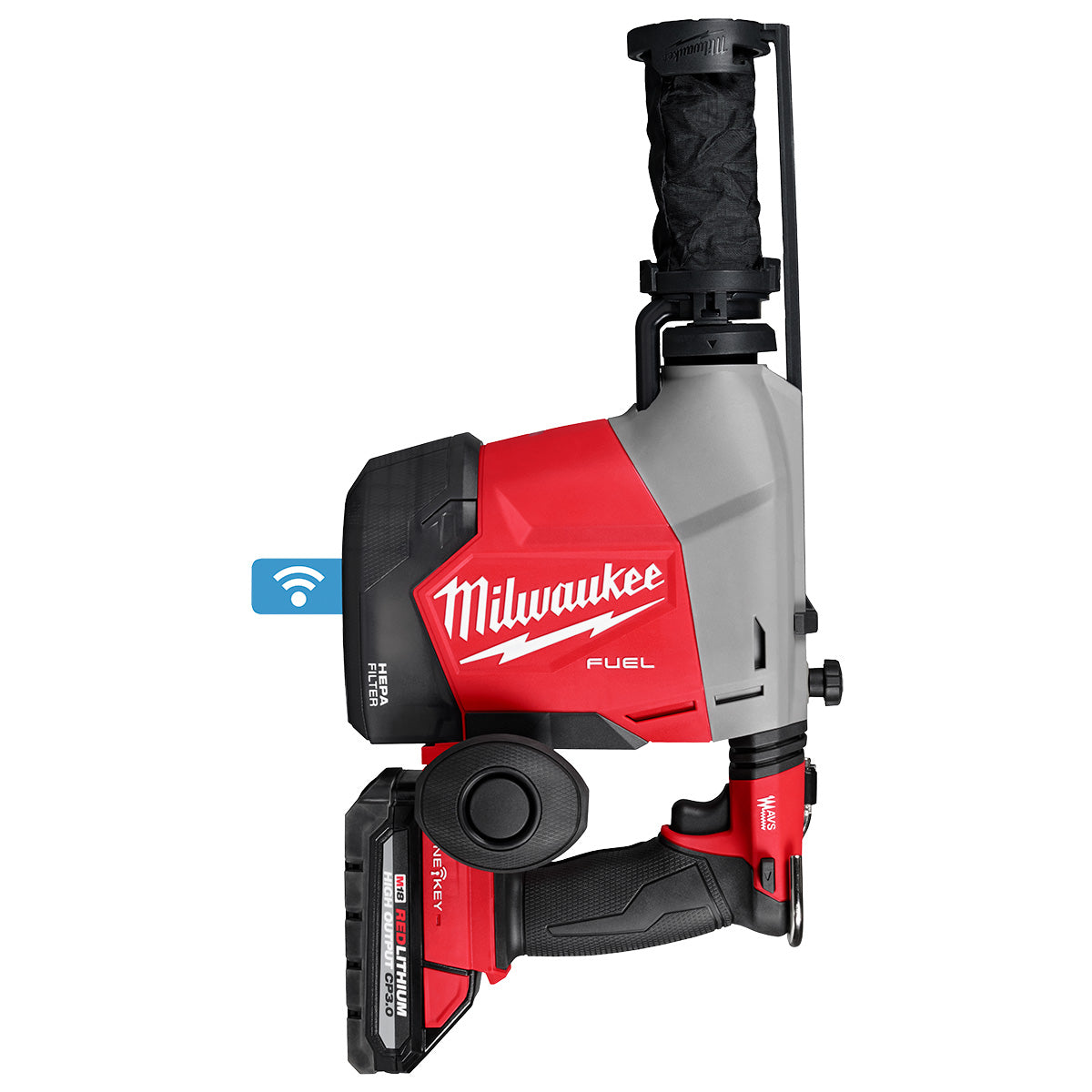 Milwaukee 3311-22 - M18 FUEL™ Überkopf-Bohrhammer mit integrierter Staubabsaugung