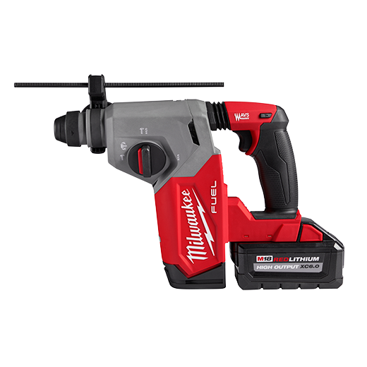 Milwaukee 2912-22DE – M18 FUEL™ 1 Zoll SDS Plus Bohrhammer mit Staubabsaugset