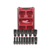 » Milwaukee 49-66-6802 - SHOCKWAVE Impact Duty™ Socket 1/2” Dr 15PC SAE PACKOUT Set (100% off)