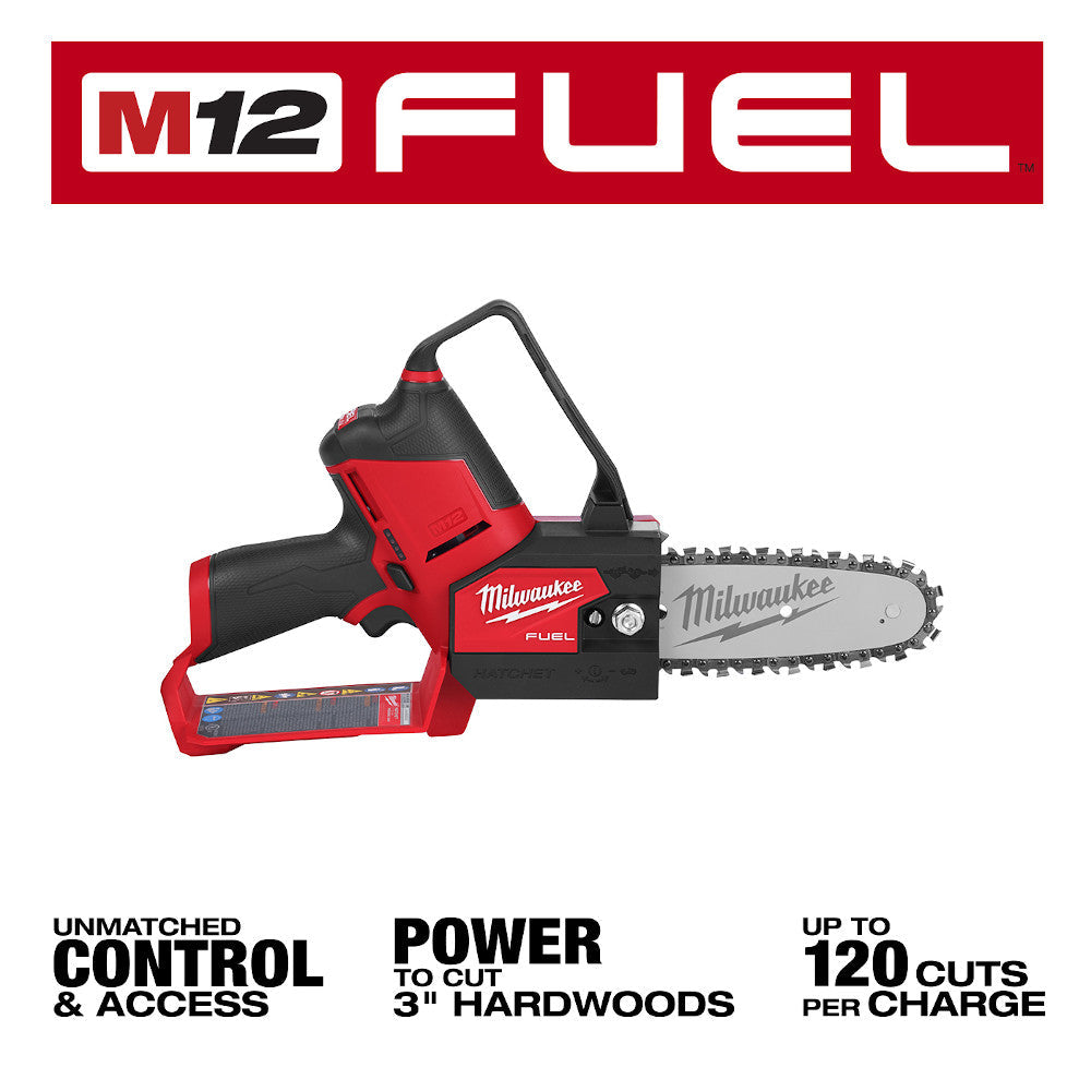 Milwaukee 2527-20 - Scie d'élagage M12 FUEL™ HATCHET™ de 6 po