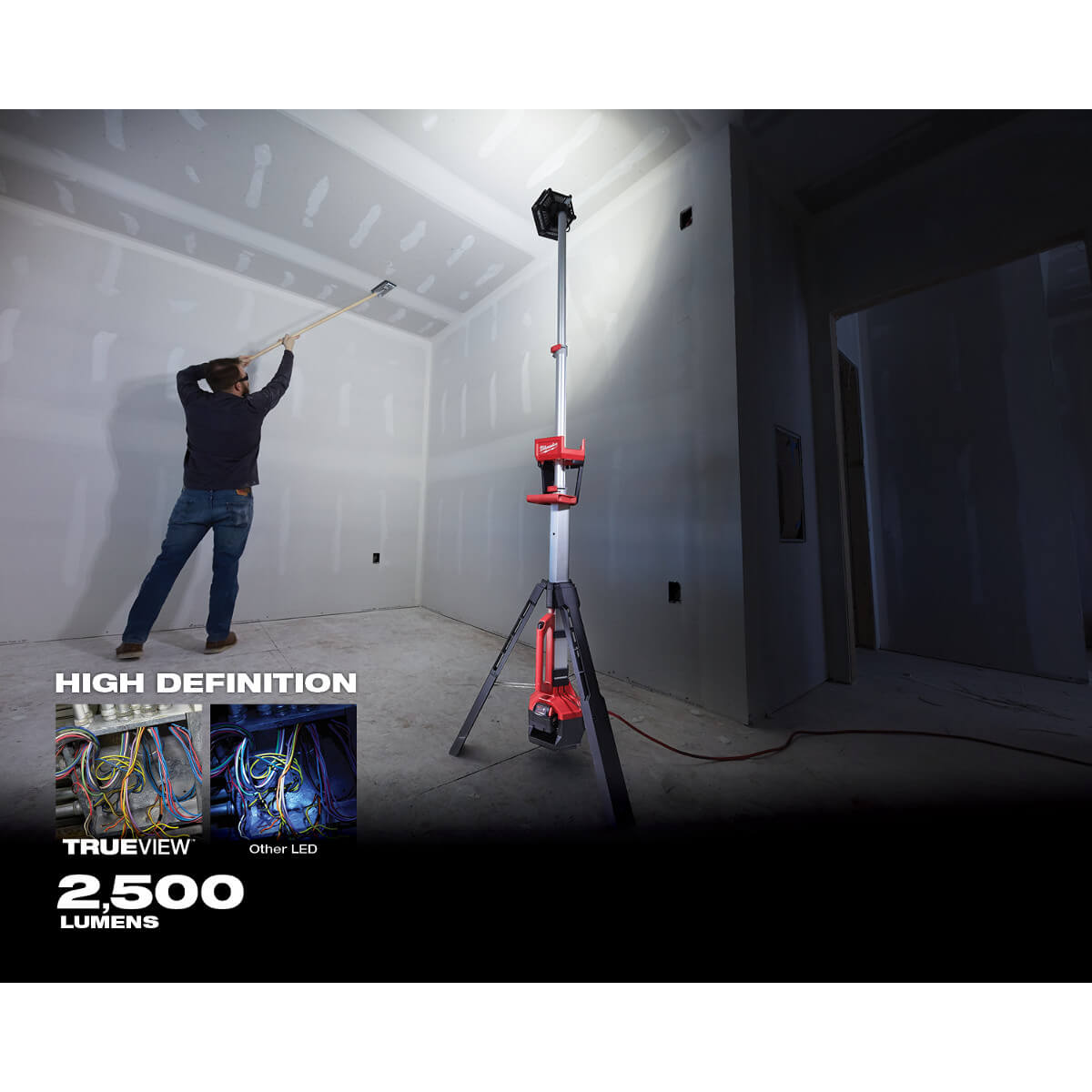 Milwaukee 2131-20 - Tour d'éclairage double puissance M18™ ROCKET™