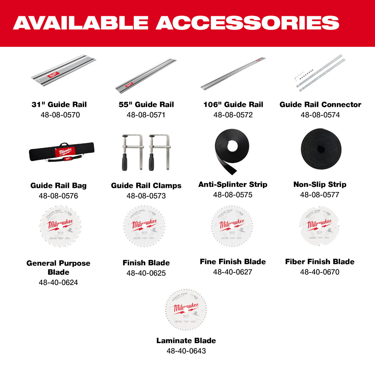 Milwaukee 2831-21 - M18 FUEL™ 6-1/2" Plunge Track Saw Kit