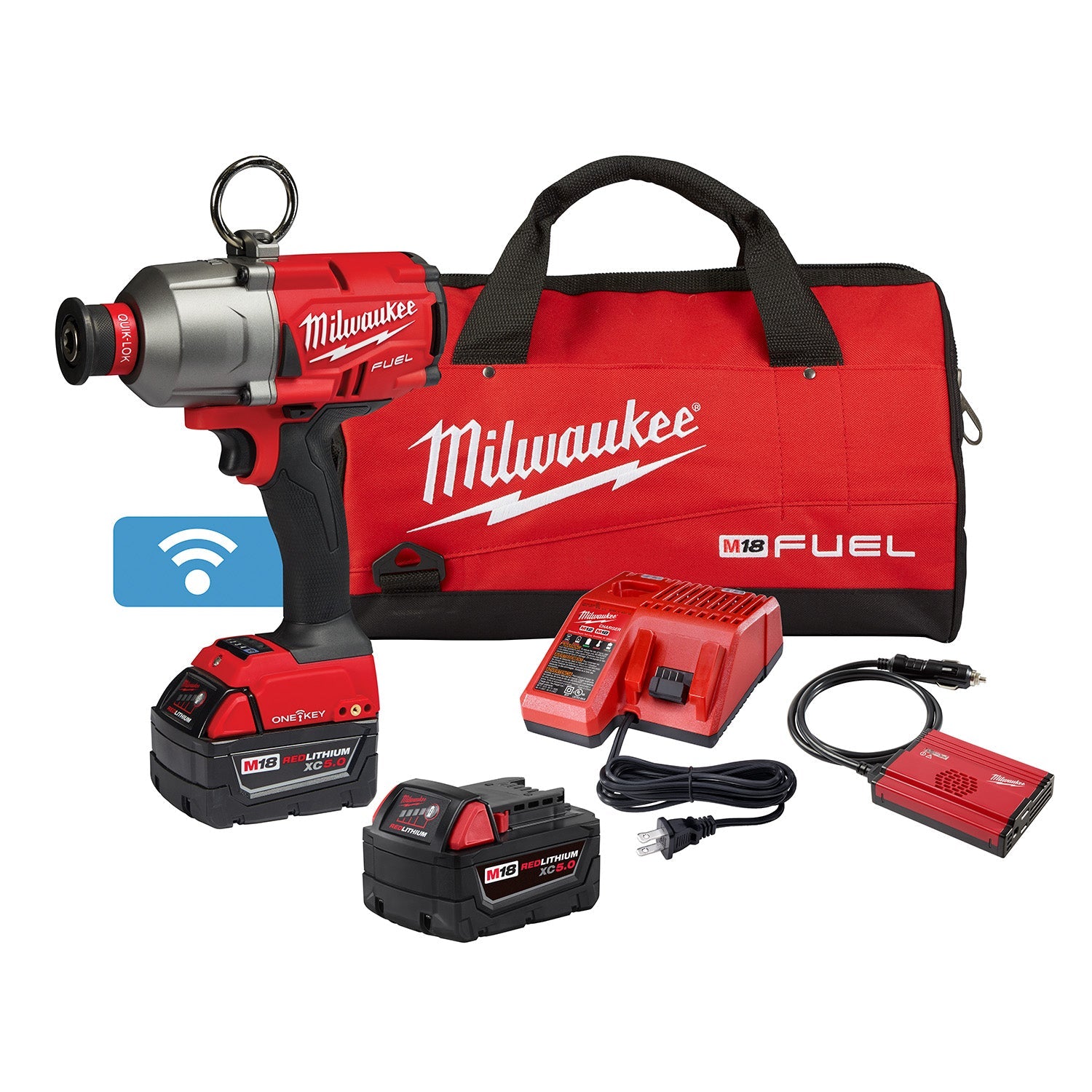 Milwaukee 2865-22 - M18 FUEL™ 7/16 Zoll Hex Utility HTIW mit ONE-KEY™ Kit