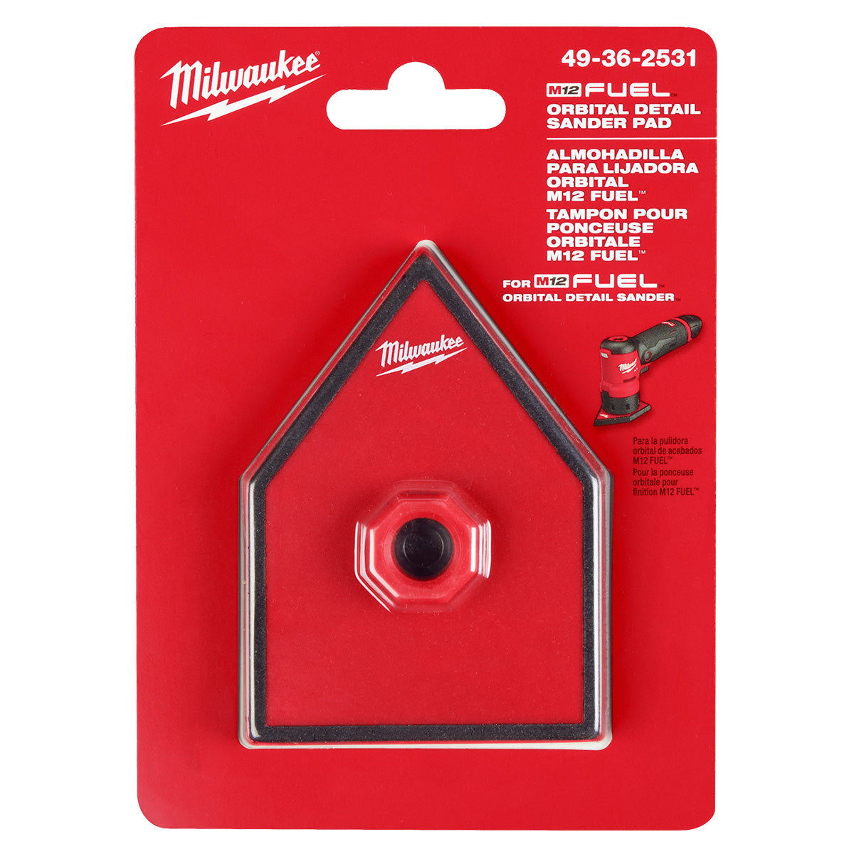 Milwaukee - 49-36-2531 - M12™ Orbital Detail Sander Replacement Pad