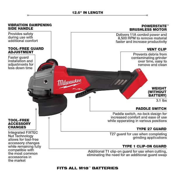 Milwaukee 3697-27 - Ensemble combiné de 7 outils M18 FUEL™