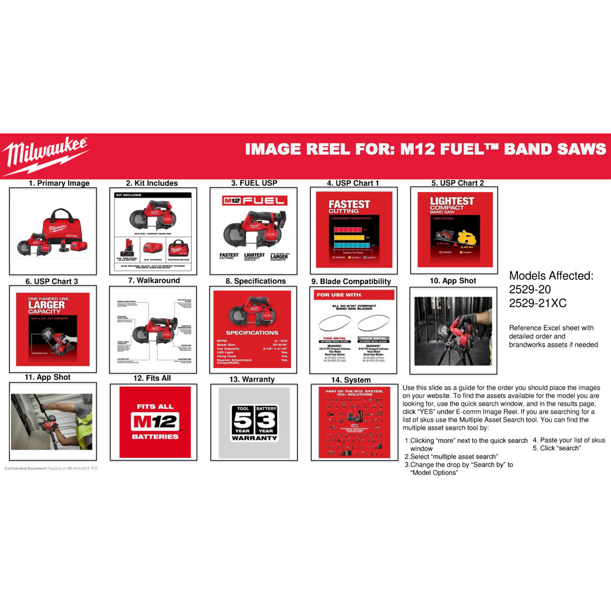 Milwaukee 2529-20 - Scie à ruban compacte M12 FUEL™