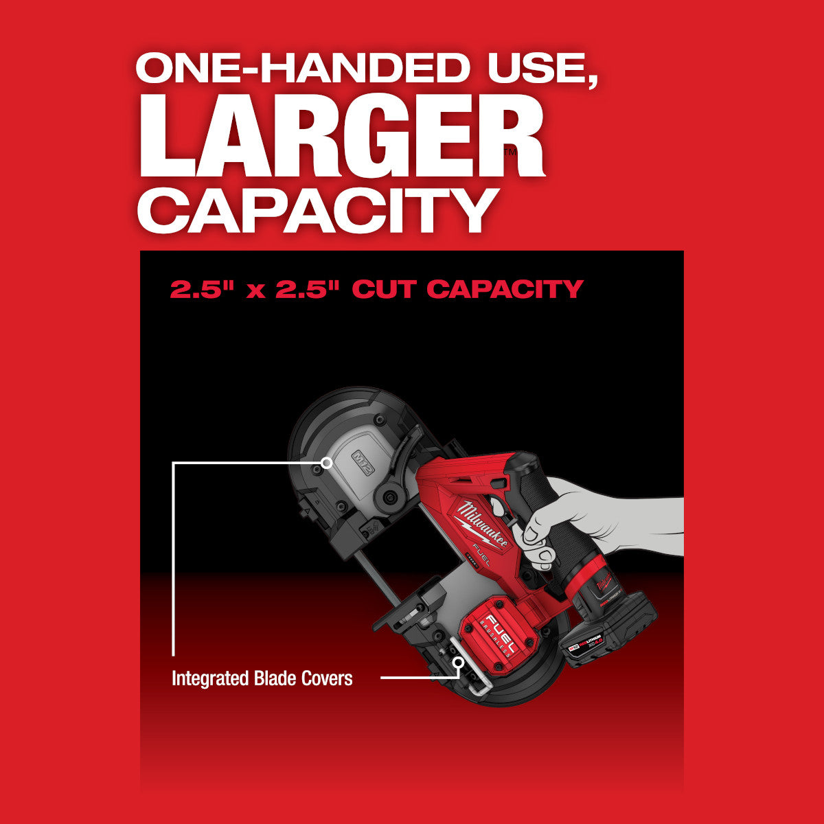 Milwaukee 2529-20 - M12 FUEL™ Kompakt-Bandsäge