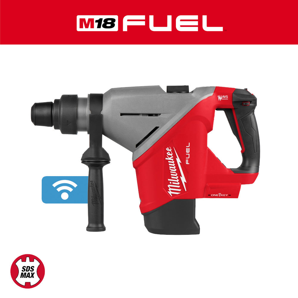 Milwaukee 2918-20 M18 FUEL 1-3/4" SDS MAX Rotary Hammer with ONE-KEY (Tool Only)