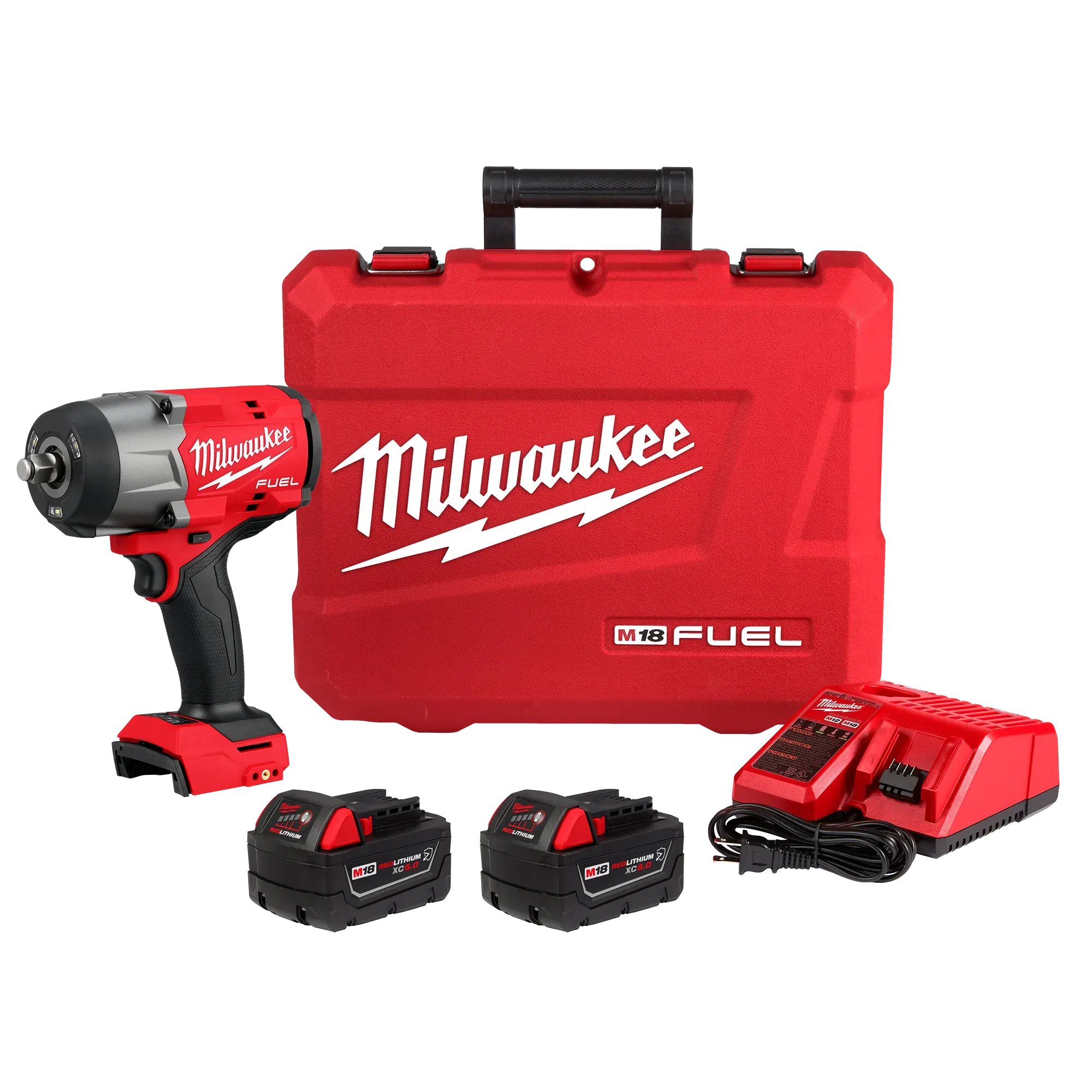 Milwaukee 2967-22 - M18 FUEL™ 1/2" High Torque Impact wrench w/ Friction Ring Kit