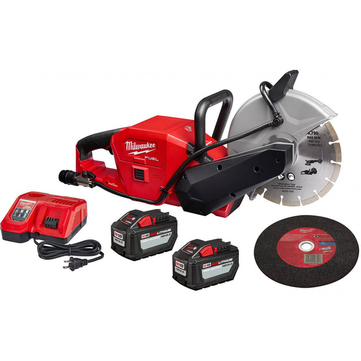 Milwaukee 2786-22HD - Scie à tronçonner M18 FUEL™ de 9 po avec kit ONE-KEY™