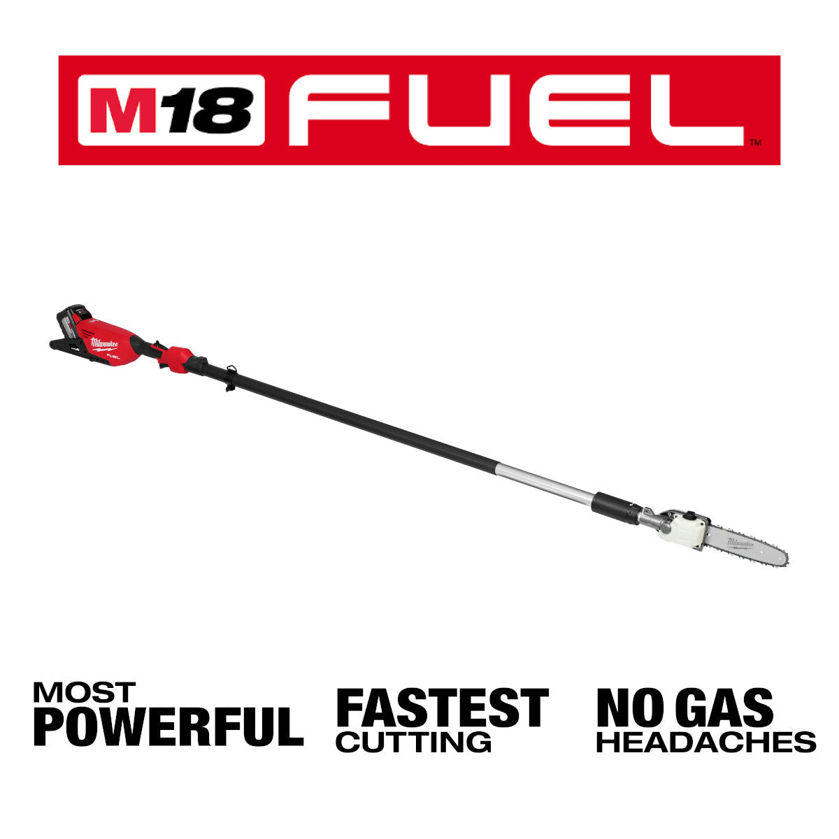 Milwaukee 3013-21 - M18 FUEL™ Teleskop-Hochentaster-Set