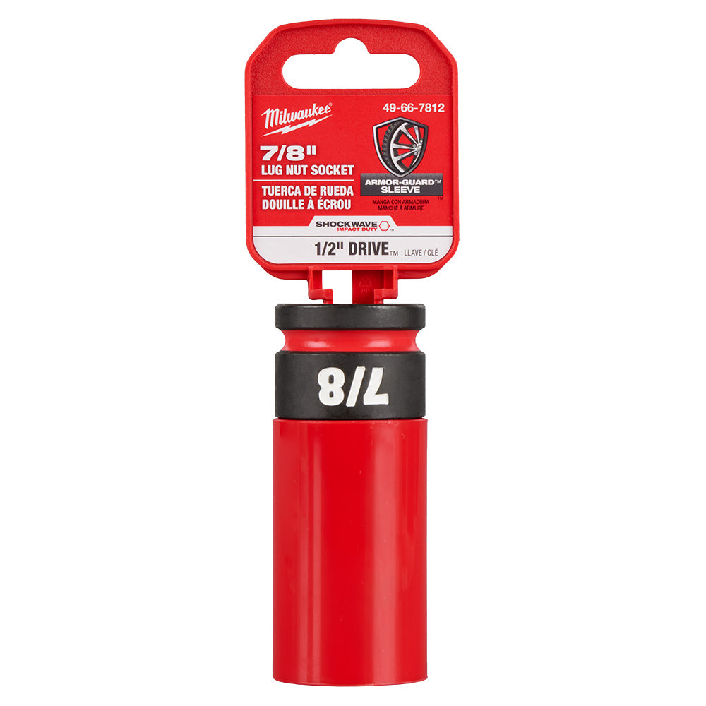 Milwaukee 49-66-7802 - Douille de roue métrique SHOCKWAVE Impact Duty™ 1/2 prise 17 mm pour écrous de roue