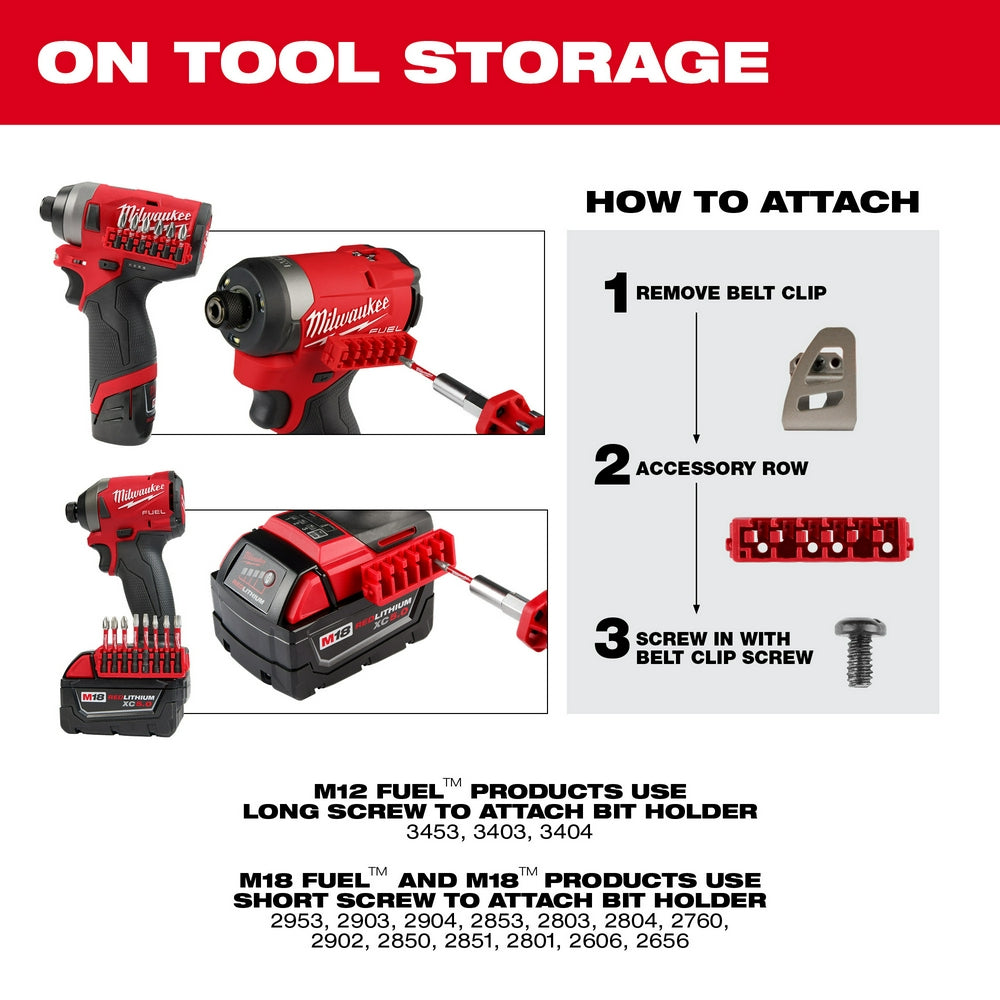 Milwaukee 48-32-9922 - Grand étui personnalisable pour accessoires de visseuse à percussion