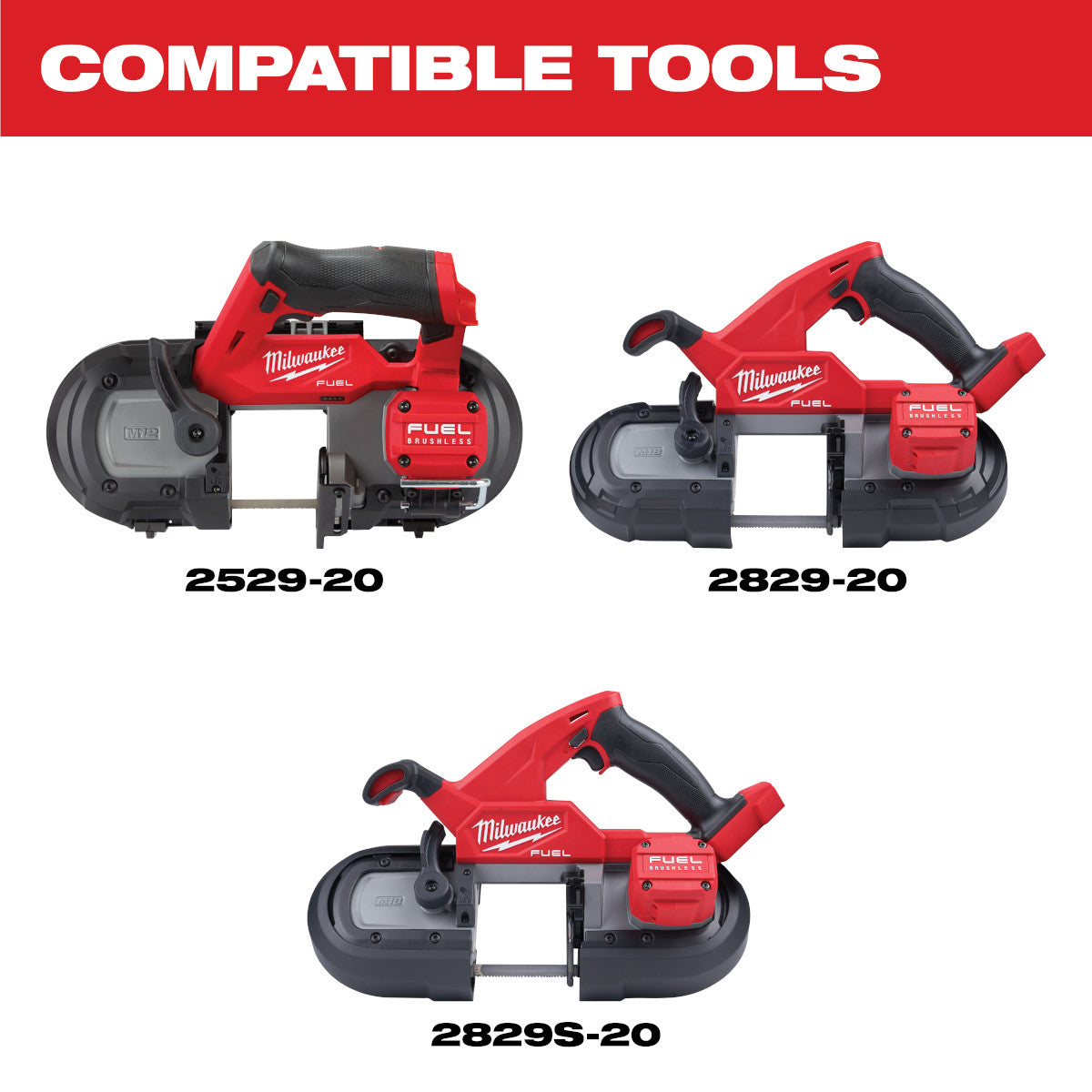 Milwaukee 2529-20 - Scie à ruban compacte M12 FUEL™