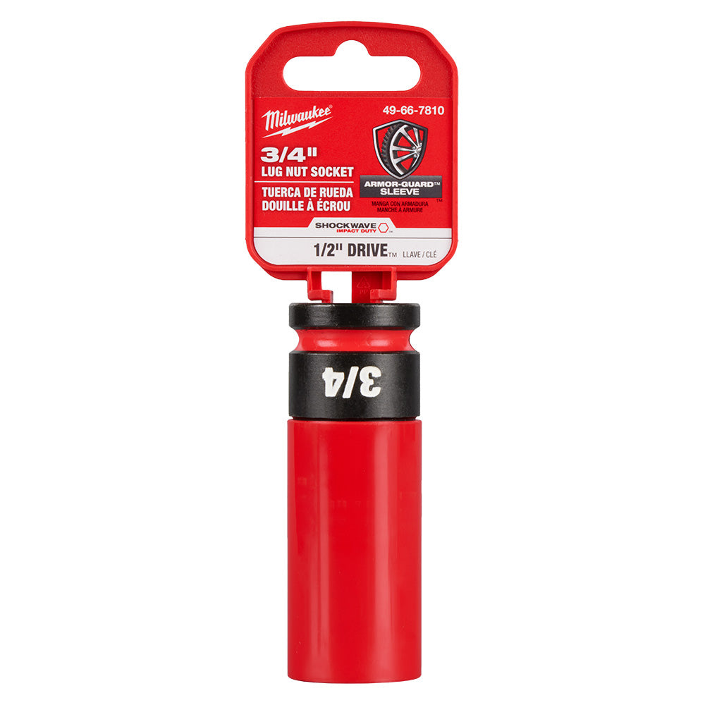 Milwaukee 49-66-7802 - Douille de roue métrique SHOCKWAVE Impact Duty™ 1/2 prise 17 mm pour écrous de roue