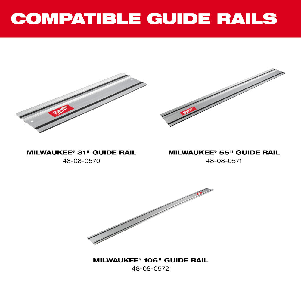 Adaptateur de rail de guidage pour toupie Milwaukee 48-11-2838