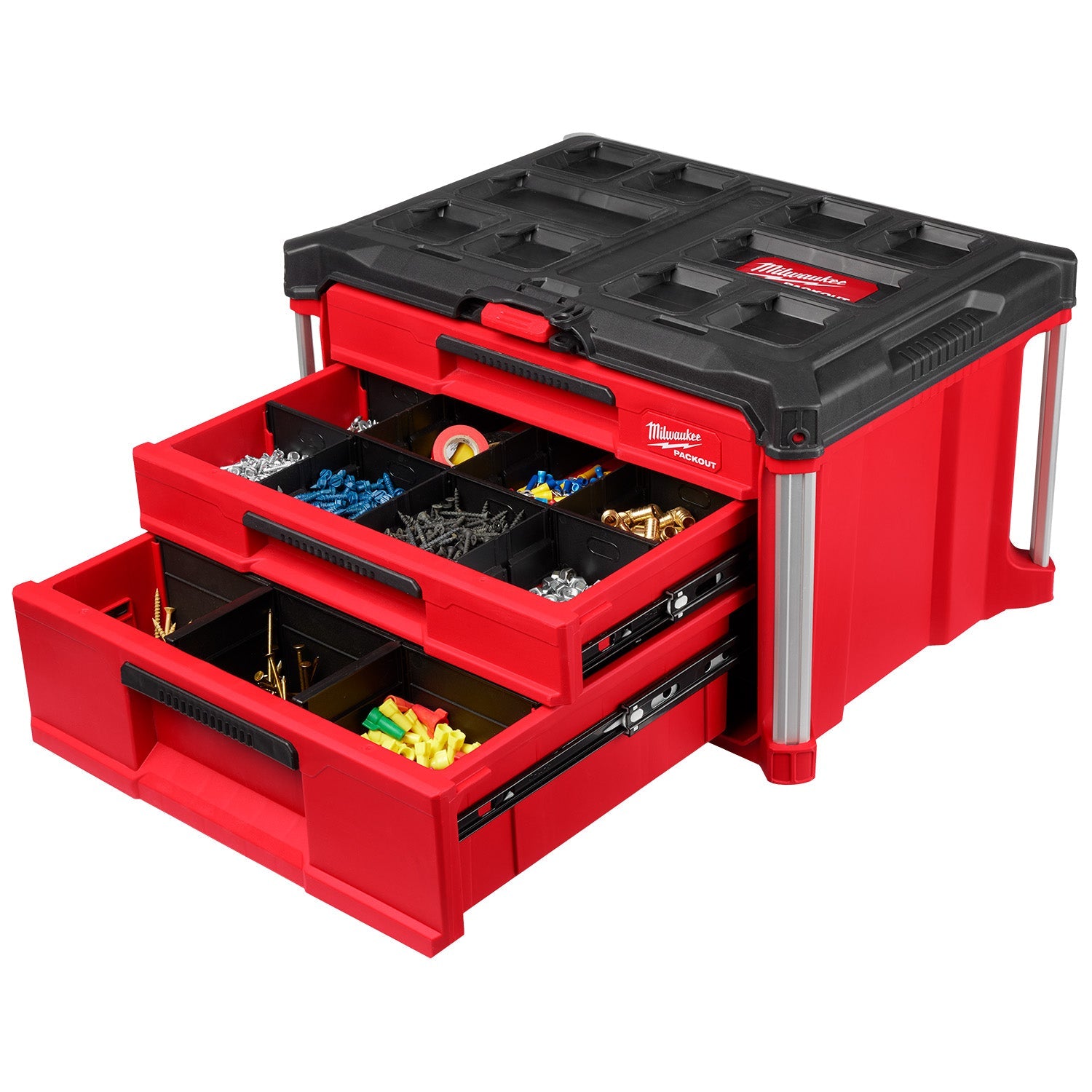 Milwaukee 48-22-8447 - PACKOUT™ Multi-Depth 3-Drawer Tool Box