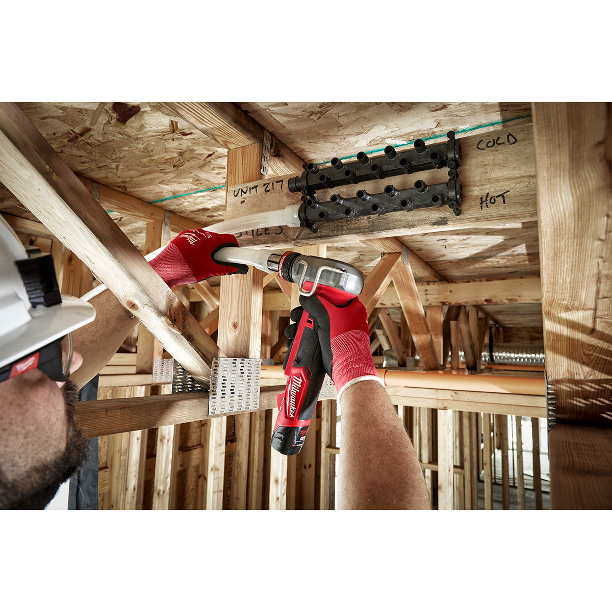 Milwaukee 2532-22 - Kit d'extension M12 FUEL™ ProPEX® avec têtes d'extension RAPID SEAL™ ProPEX® 1/2"-1"