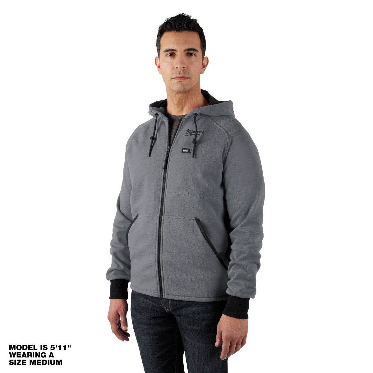 Sweat à capuche chauffant Milwaukee 306G-20M - M12™ Gris Taille M