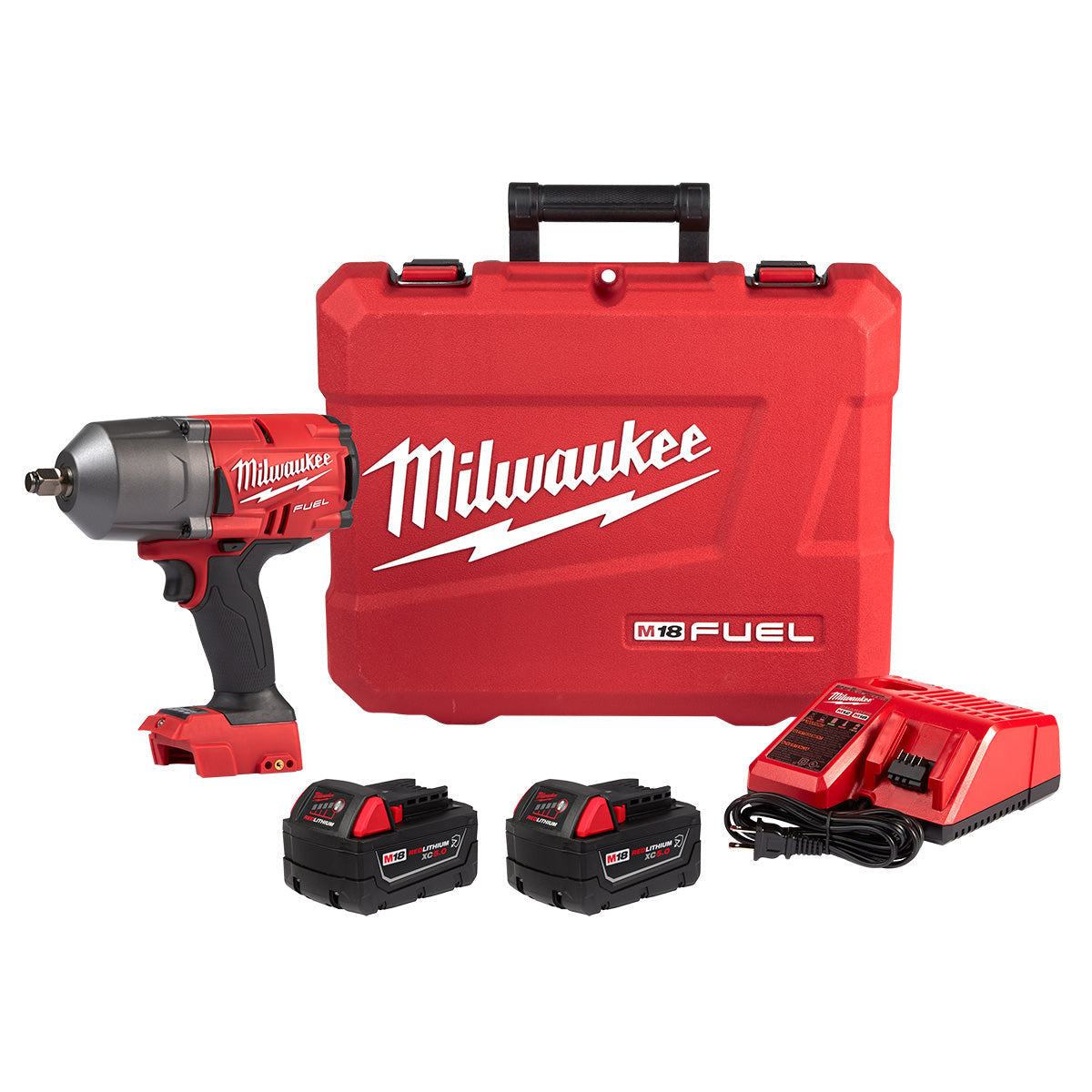 Milwaukee 2767-22R - M18 FUEL™ High Torque 1/2” Impact Wrench with Friction Ring Kit