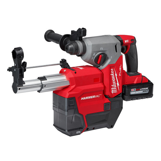 Milwaukee 2912-22DE - Marteau perforateur SDS Plus M18 FUEL™ 1 po avec kit d'extraction de poussière