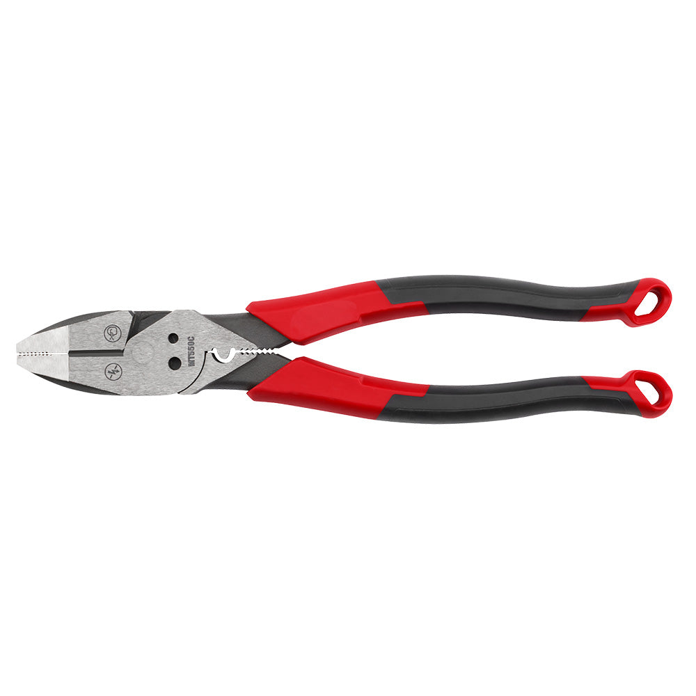 Milwaukee MT550C - 9" Lineman's Comfort Grip Pliers w/ Crimper and Bolt Cutter (USA)