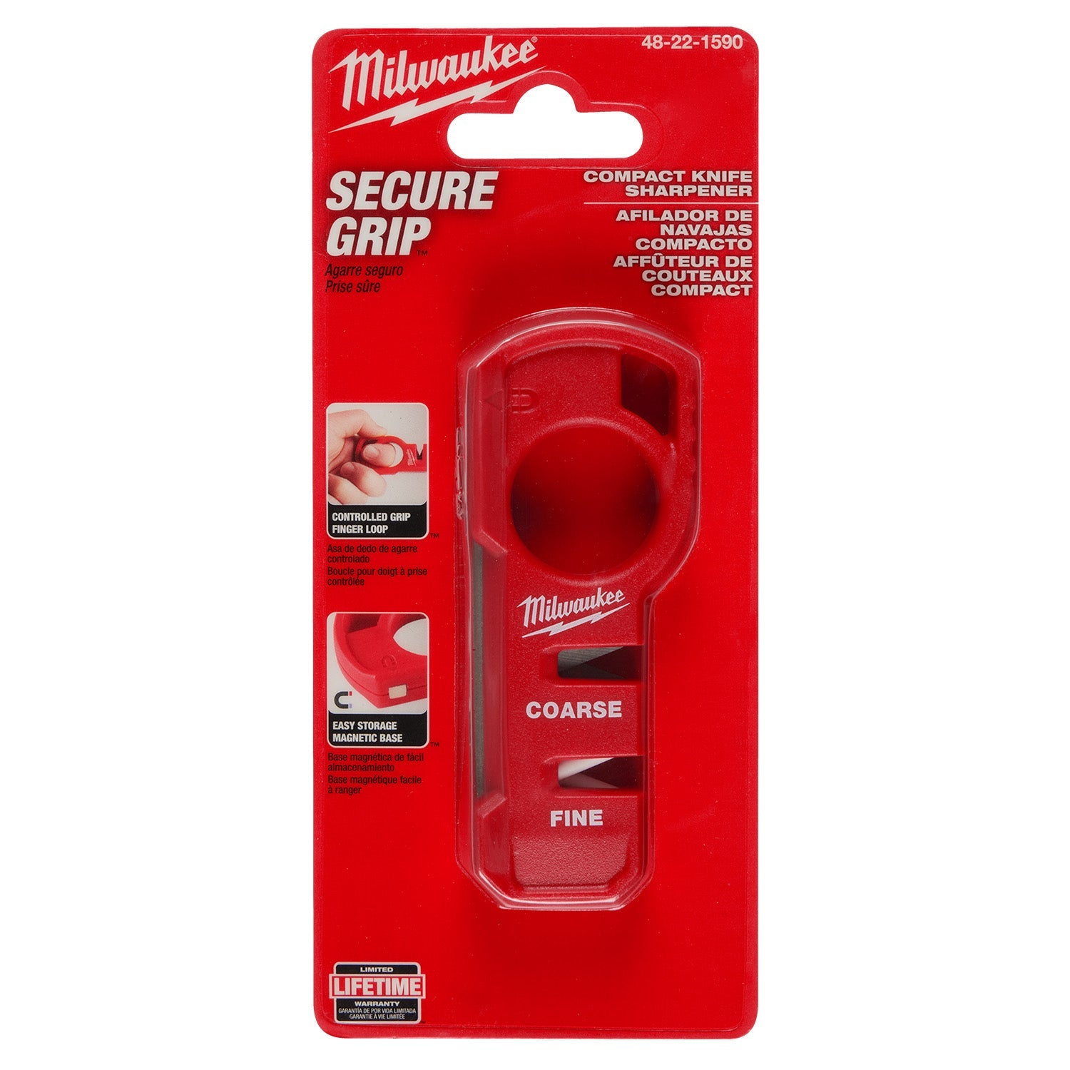 Milwaukee 48-22-1590 - Aiguiseur de couteaux compact