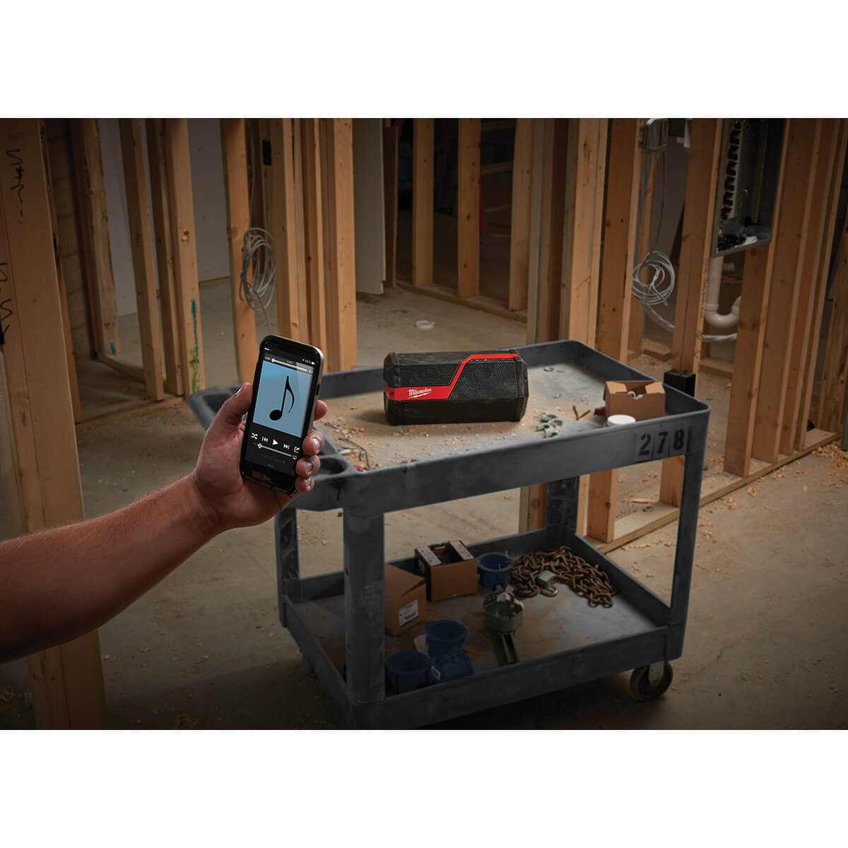 Milwaukee 2891-20 - Enceinte de chantier sans fil M18™/M12™