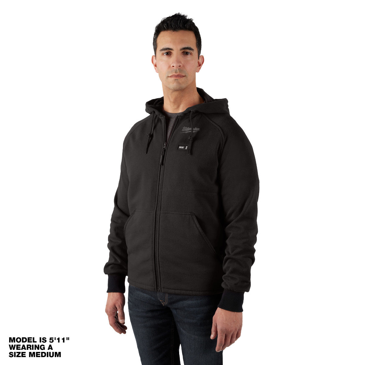 Milwaukee 306G-20M - M12™ Beheizter Kapuzenpullover, Grau, Größe M