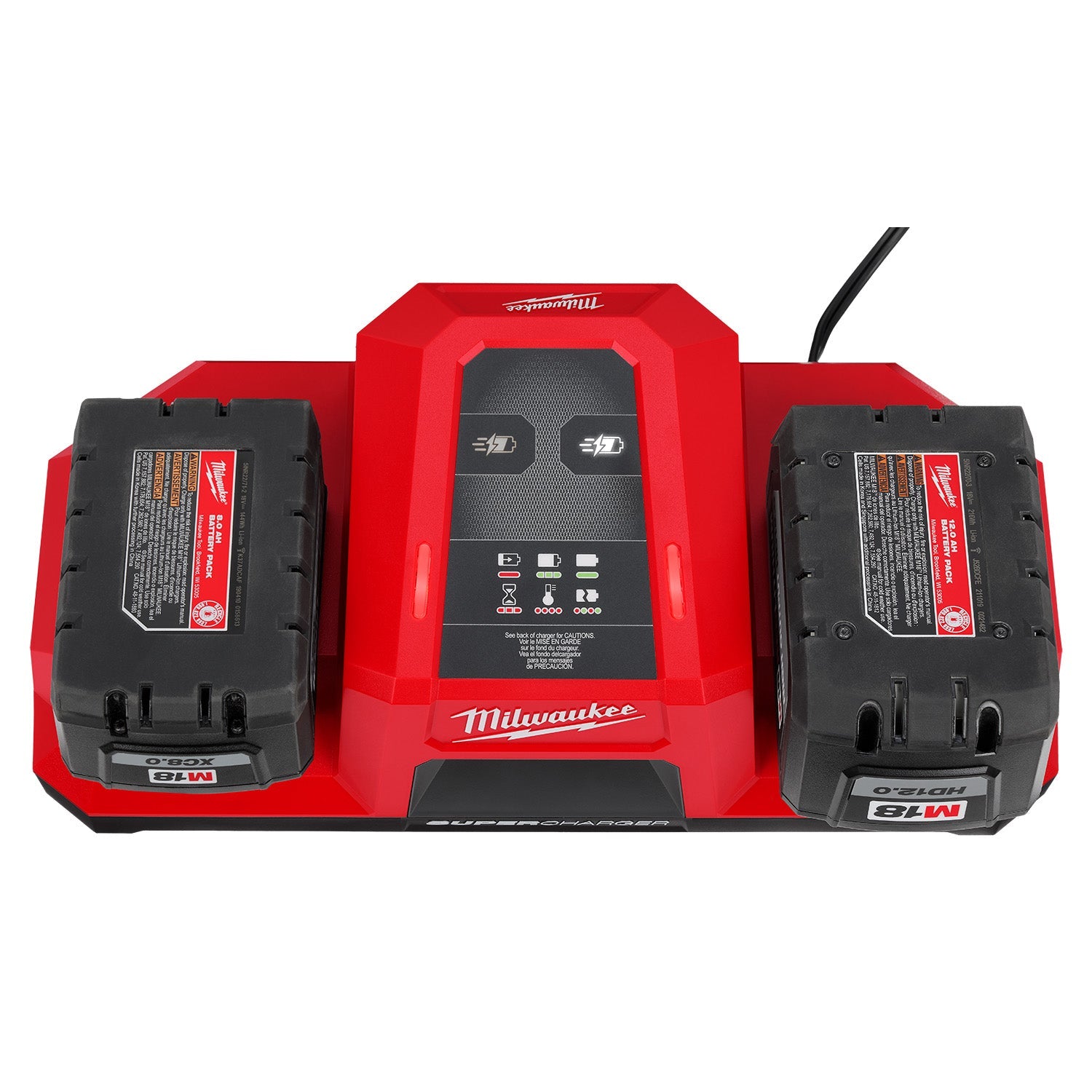 Milwaukee 48-59-1815 - Superchargeur simultané à deux baies M18™