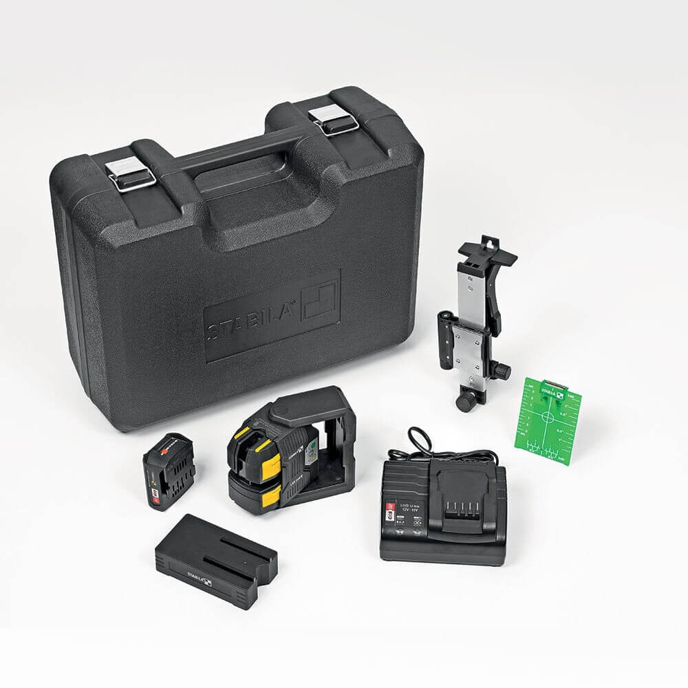 STABILA STA-03520 - LAX 500 G 12V Green Cross-Line & Plumb Laser Kit