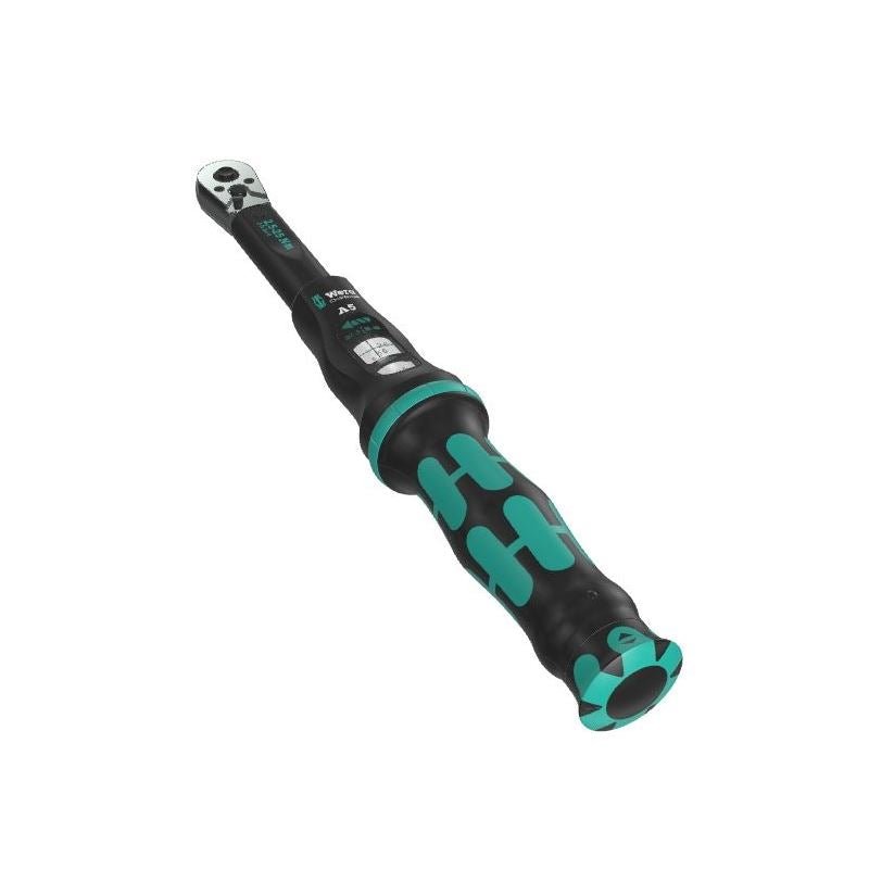 Wera 05075604001 Click-Torque A 5 Torque Wrench with Reversible Ratchet, 1/4" Drive, 2.5-25 Nm