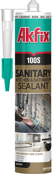 AKFIX 100S  -  Sanitary Kitchen & Bathroom Silicone