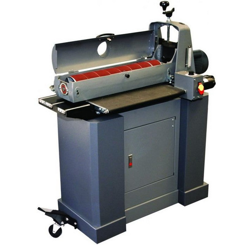 SUPMX-72550, SUPERMAX 25-50 DRUM SANDER WITH CLOSED STAND, W/ BUILT IN CASTERS, 110V, 1-3/4HP