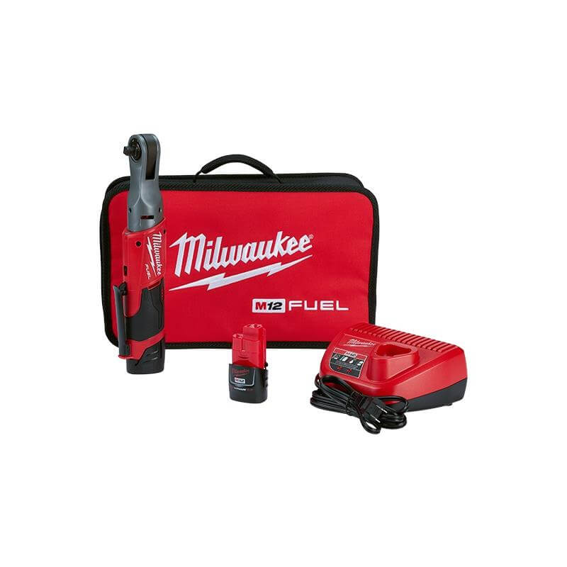 Milwaukee 2557-22  -  M12™ FUEL™ 3/8" Ratchet 2 Battery Kit
