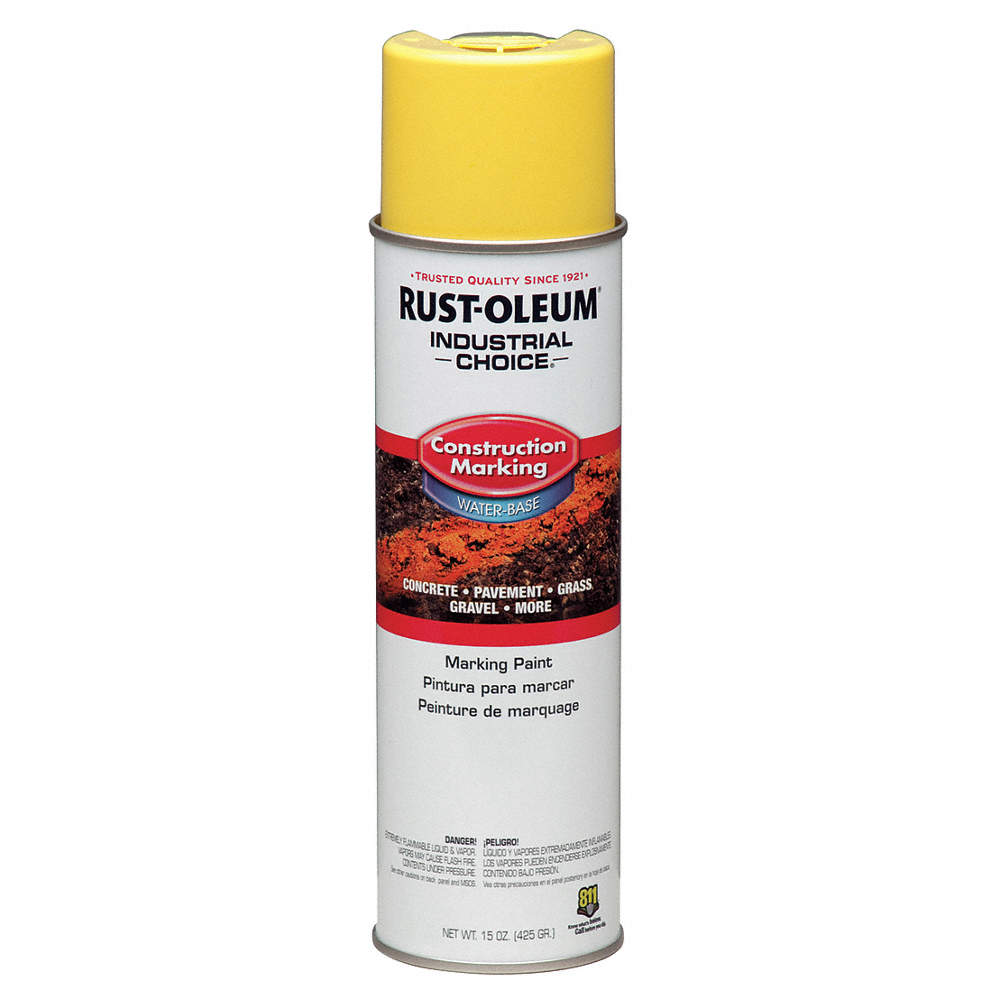 Rust-Oleum 264695 -  High Vis Marking Paint Yellow - wise-line-tools