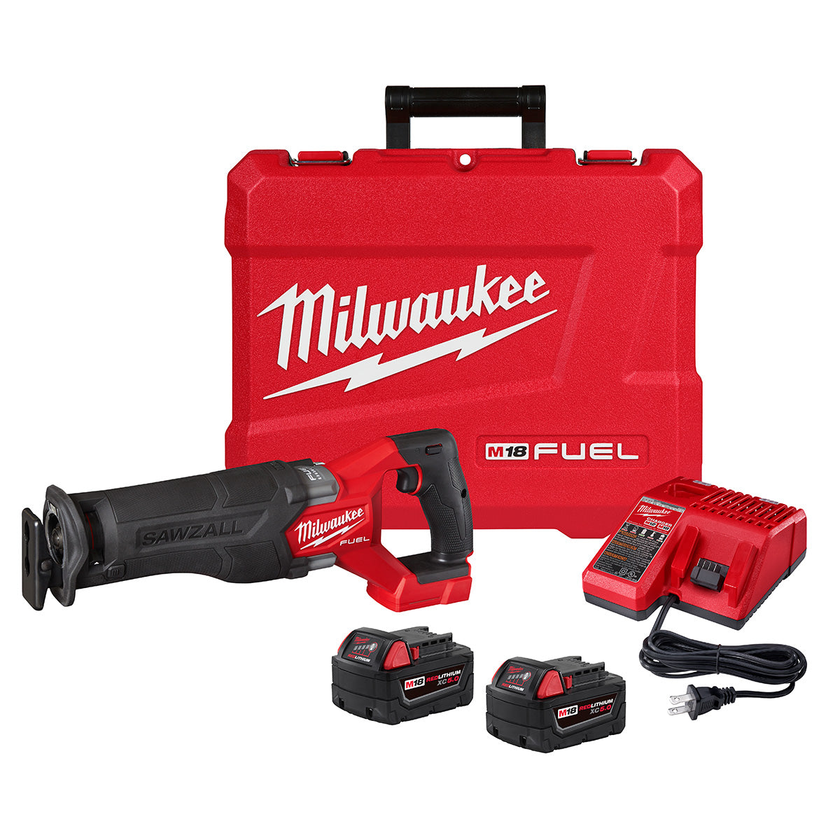 Milwaukee 2821-22 - M18 FUEL™ SAWZALL® Reciprocating Saw - 2 Battery XC5.0 Kit