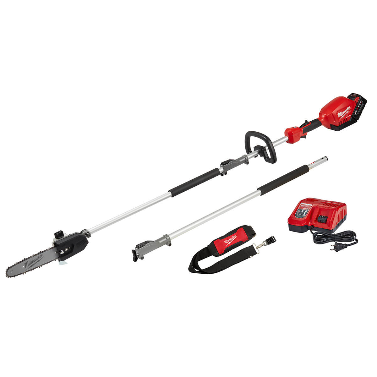 Milwaukee  2825-21PS  -  M18 FUEL™ 10" Pole Saw Kit w/ QUIK-LOK™ Attachment Capability - wise-line-tools