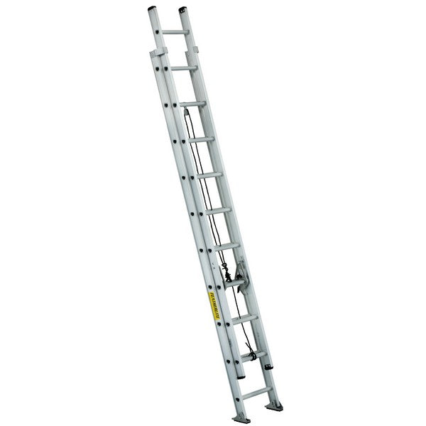 FeatherLite 3220D - 20' Heavy Duty D Rung Extension Ladder - wise-line-tools